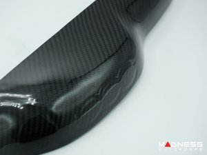 FIAT 500 Trunk Handle Cover - Carbon Fiber - Gloss Finish